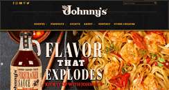 Desktop Screenshot of johnnysfinefoods.com